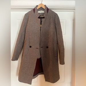 Zara coat and mini skirt set
